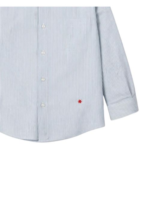 Blue cotton shirt for children Manuel Ritz | 3373AZZURRO
